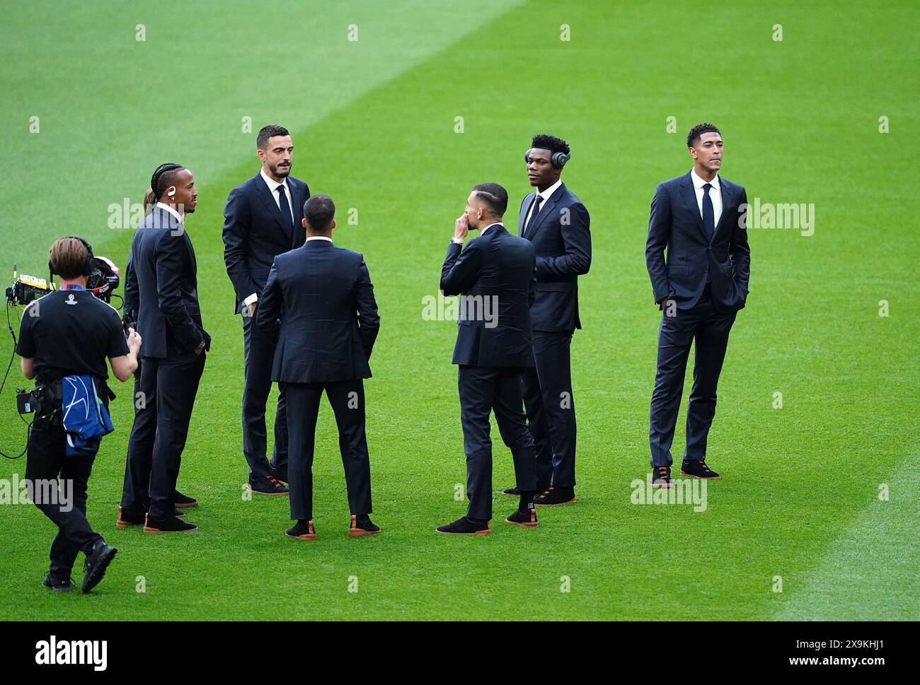 Im Finale der UEFA Champions League im Wembley Stadium in London. Bilddatum: Samstag, 1. Juni 2024. Stockfoto