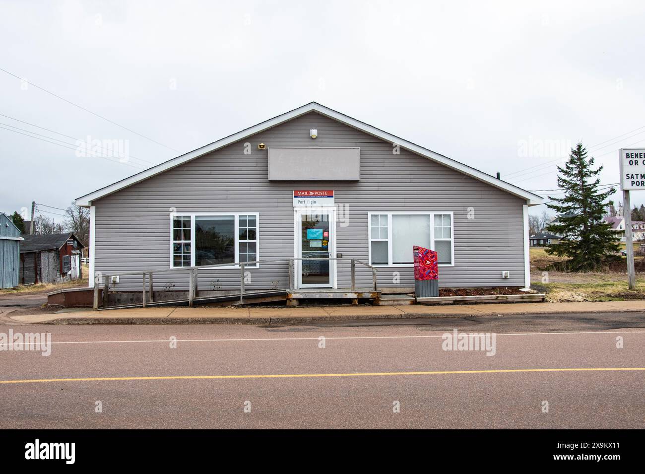 Postamt in Port Elgin, New Brunswick, Kanada Stockfoto