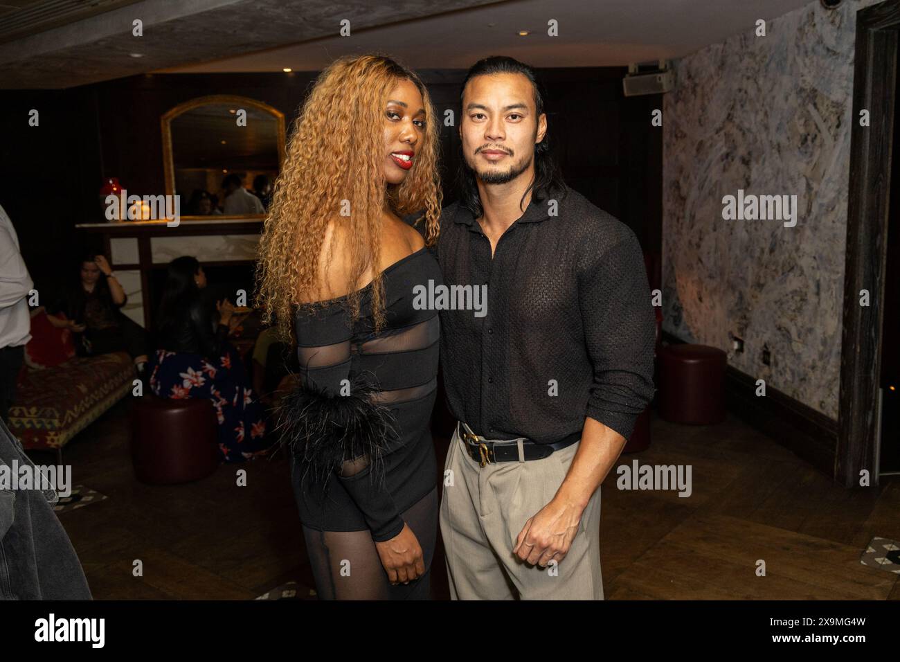 Gäste besuchen die Filmvorführung der Love Lies Bleeding in der 100 Wardour Street in Soho mit Montell Douglas, Quang Luong aka Viper Where: London, Vereinigtes Königreich Wann: 30 Apr 2024 Credit: Phil Lewis/WENN Stockfoto