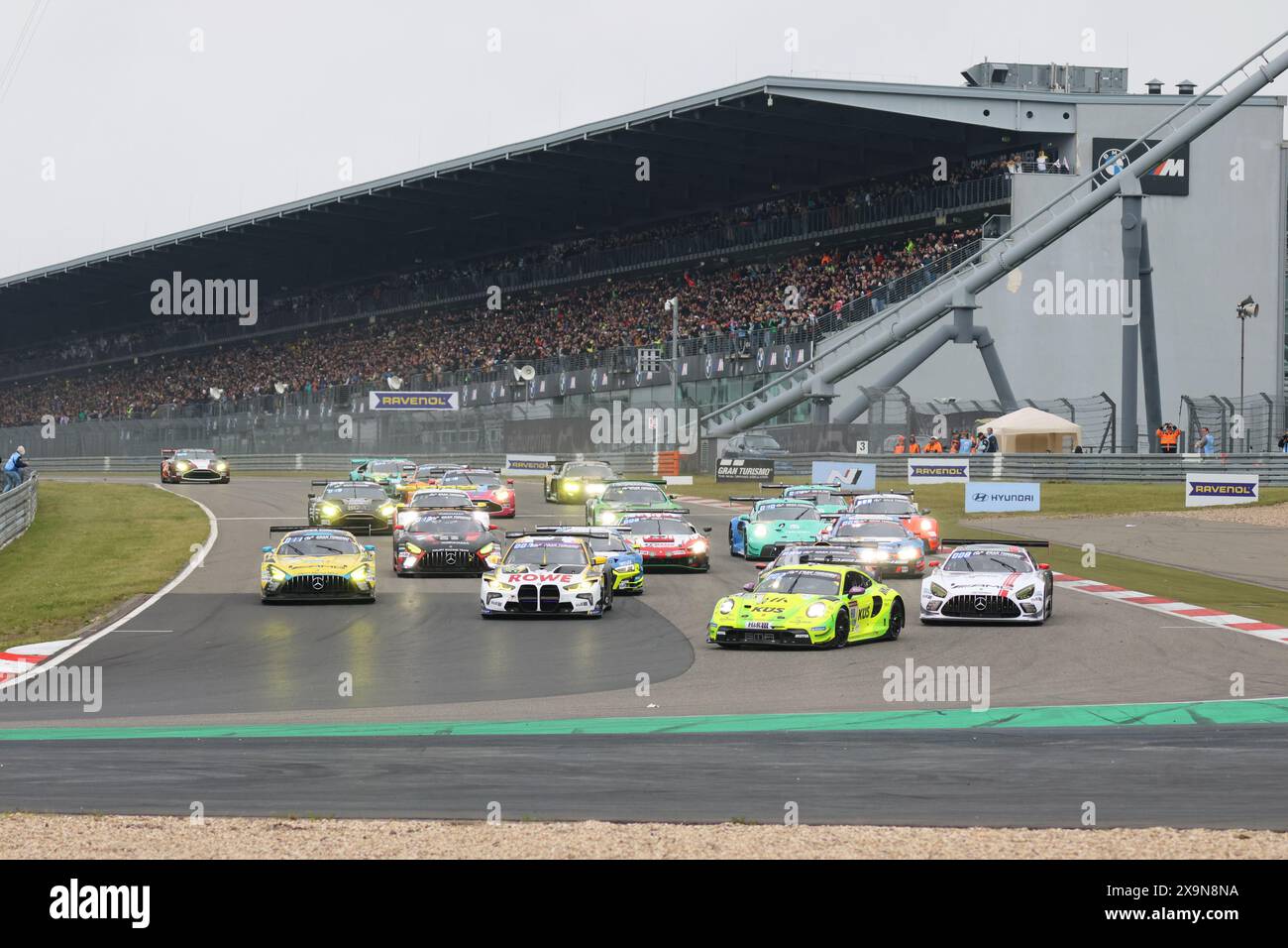 Motorsport, ADAC Ravenol 24H Rennen Nürnberg, Nürnberg, 30.05.2024 - 02.06.2024, Samstag 01.06.2024 Foto: Eibner-Pressefoto/Jürgen Augst Stockfoto