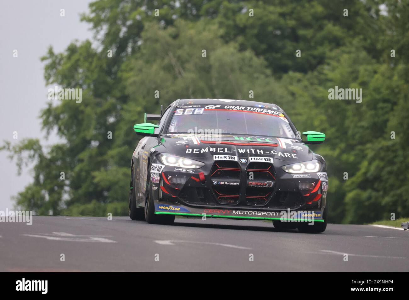 Timo Glock (Kreuzlingen/che) / Timo Scheider (Lochau/AUT) / Jeroen Bleekemolen (Aerdenhout/NLD) / Peter Cate Gloucesterhire/GBR), #145, BMW M4 GT4, Team: (Cerny Motorsport (DEU), Motorsport, ADAC Ravenol 24H Rennen Nürnberg, 30.05.2024 - 02.06.2024, Samstag-01.06.2024 Stockfoto