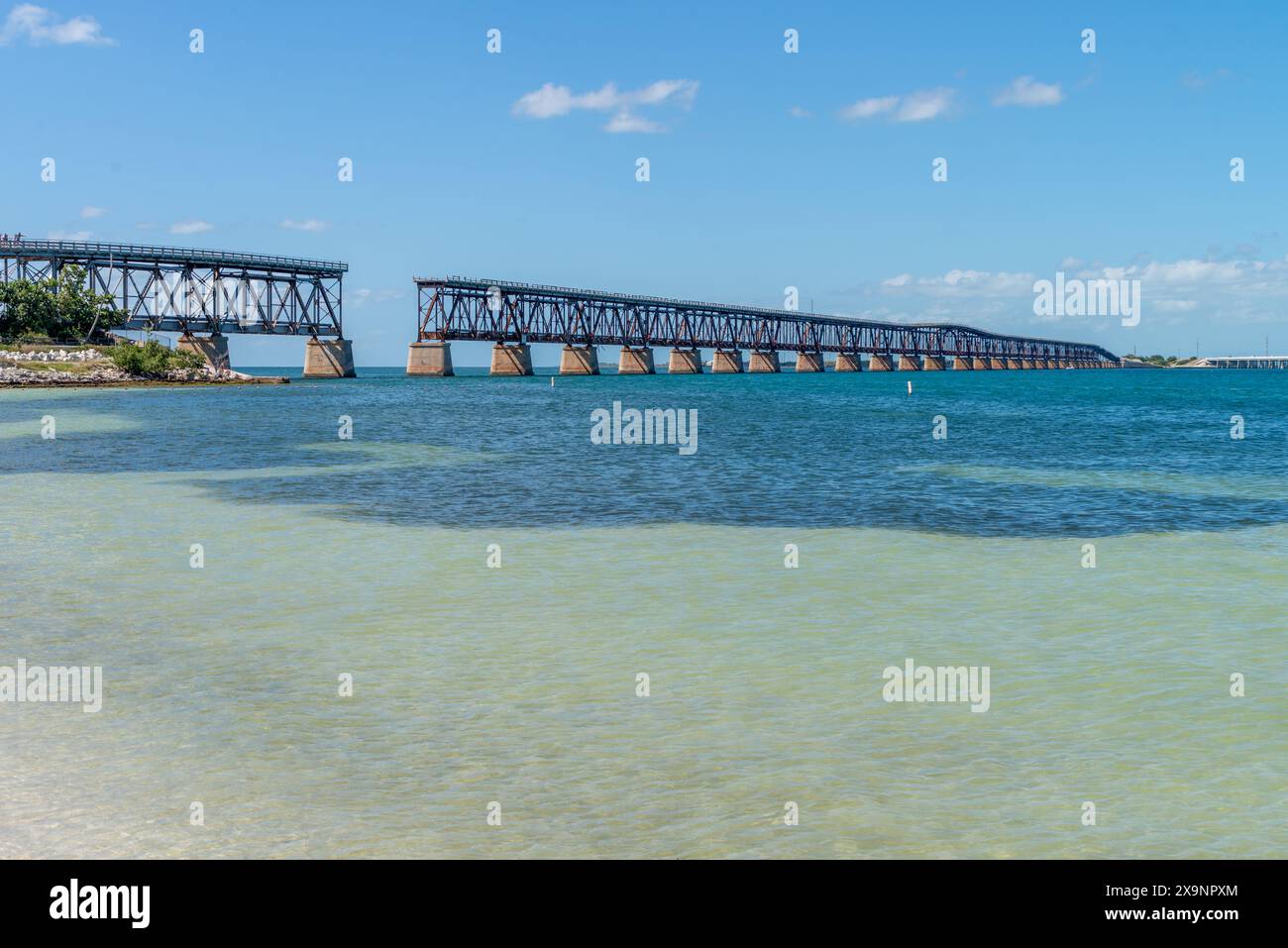 Straße 1 nach Key West in Florida Keys, USA Stockfoto