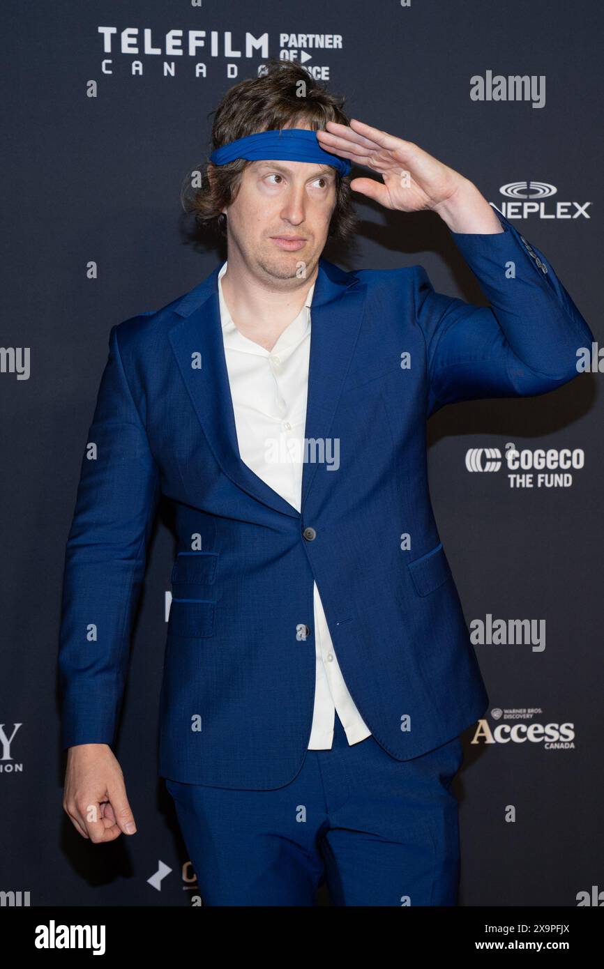 Matt Johnson nimmt an den Canadian Screen Awards 2024 im CBC Broadcast Centre Teil. Stockfoto