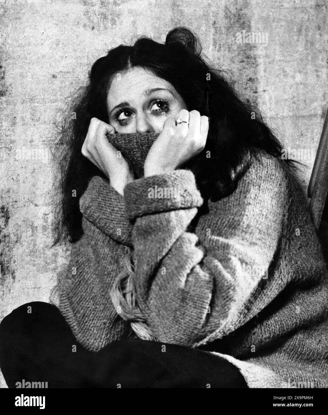 Caitlin O'Heaney, am Set des Films „He Knows You're Alone“, MGM, United Artists, 1980 Stockfoto