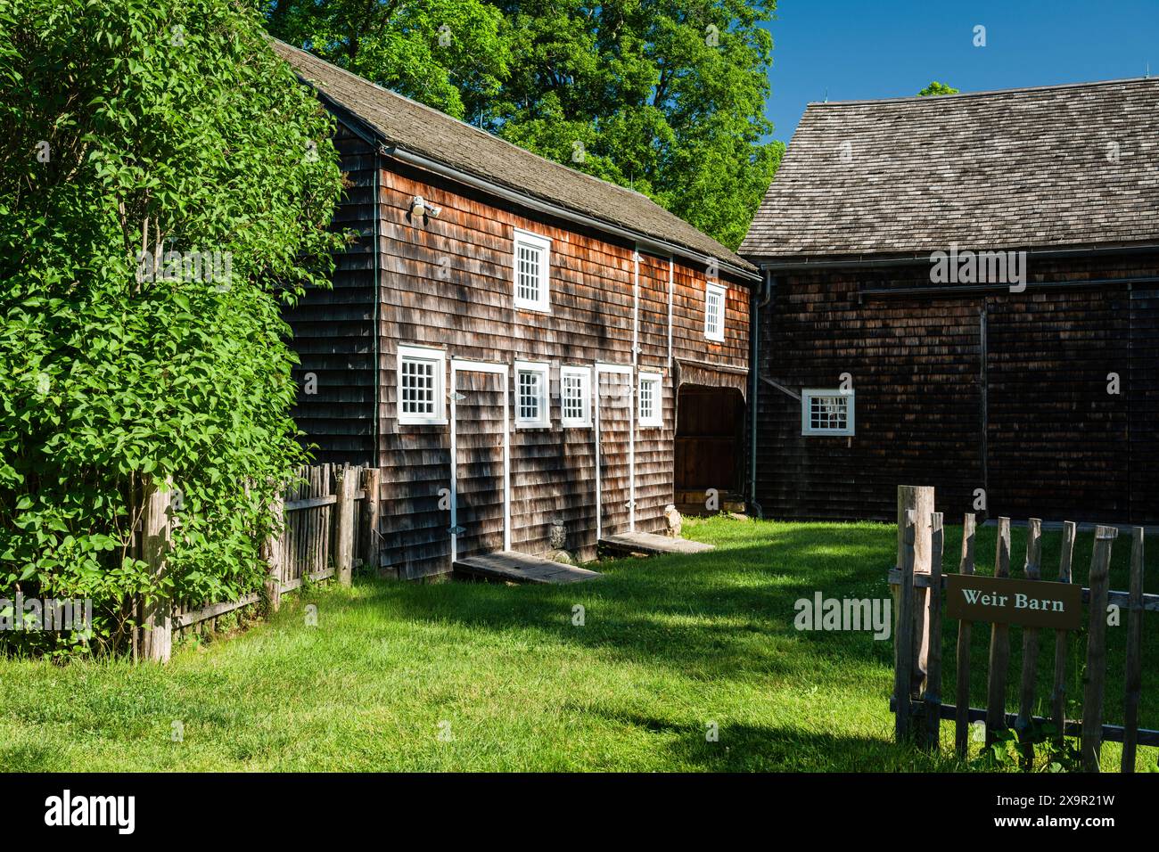 Weir Barn Weir Farm National Historical Park   Ridgefield, Connecticut, USA Stockfoto