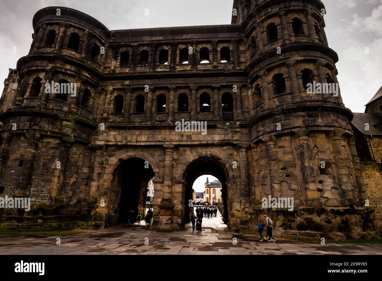 Roman Porta Nigra in Trier, Deutschland. Stockfoto