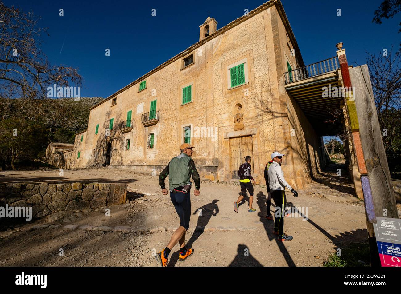 finca Galatzó, Calviá, Sierra de Tramuntana, Mallorca, Balearen, Spanien Stockfoto