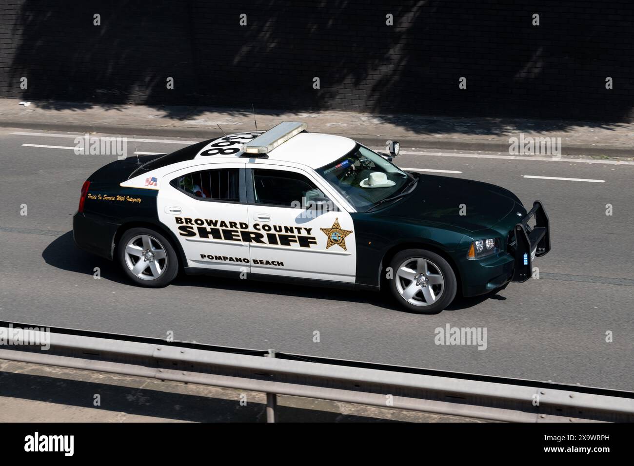 Broward County Sheriff Car. Coventry Motofest 2024, West Midlands, Großbritannien Stockfoto