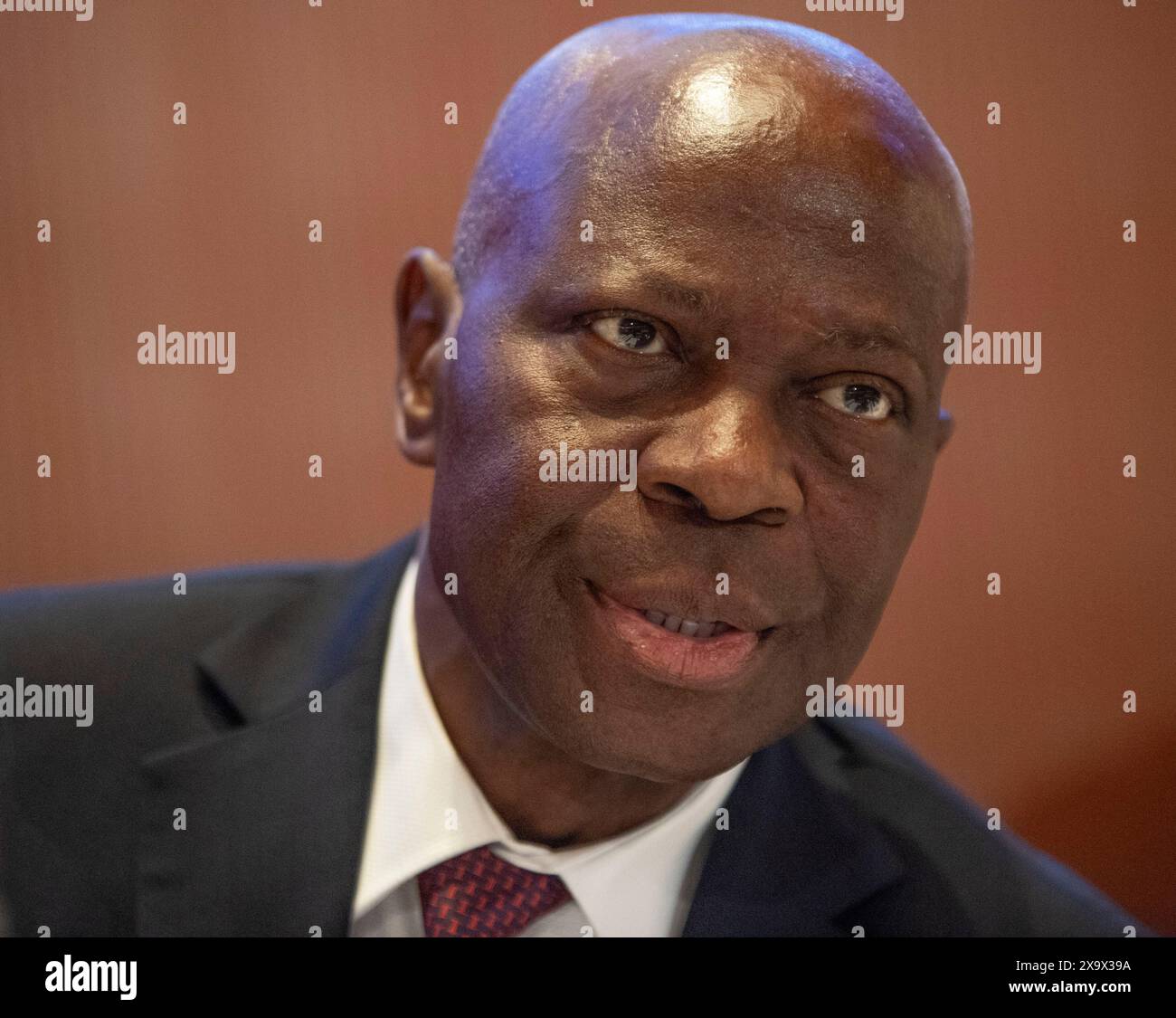 Genf, Genf, Schweiz. Juni 2024. Genf Schweiz, 03.06.2024: GILBERT F. HOUNGBO. (Generalsekretär der Internationalen Arbeitsorganisation) Vorstellung der Arbeitskonferenz auf der 112. Internationalen Arbeitskonferenz. Die 112. Internationale Arbeitskonferenz befasst sich mit der globalen Arbeit und fand Innovationen für die Zukunft vor und fand bei den Vereinten Nationen in Genf statt. (Kreditbild: © Eric Dubost/ZUMA Press Wire) NUR REDAKTIONELLE VERWENDUNG! Nicht für kommerzielle ZWECKE! Quelle: ZUMA Press, Inc./Alamy Live News Stockfoto