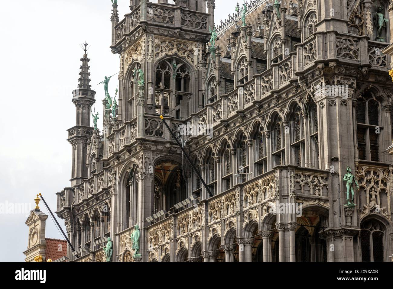 Das Königshaus am Grand Place oder Grote Markt in Brüssel, der belgischen Hauptstadt Stockfoto
