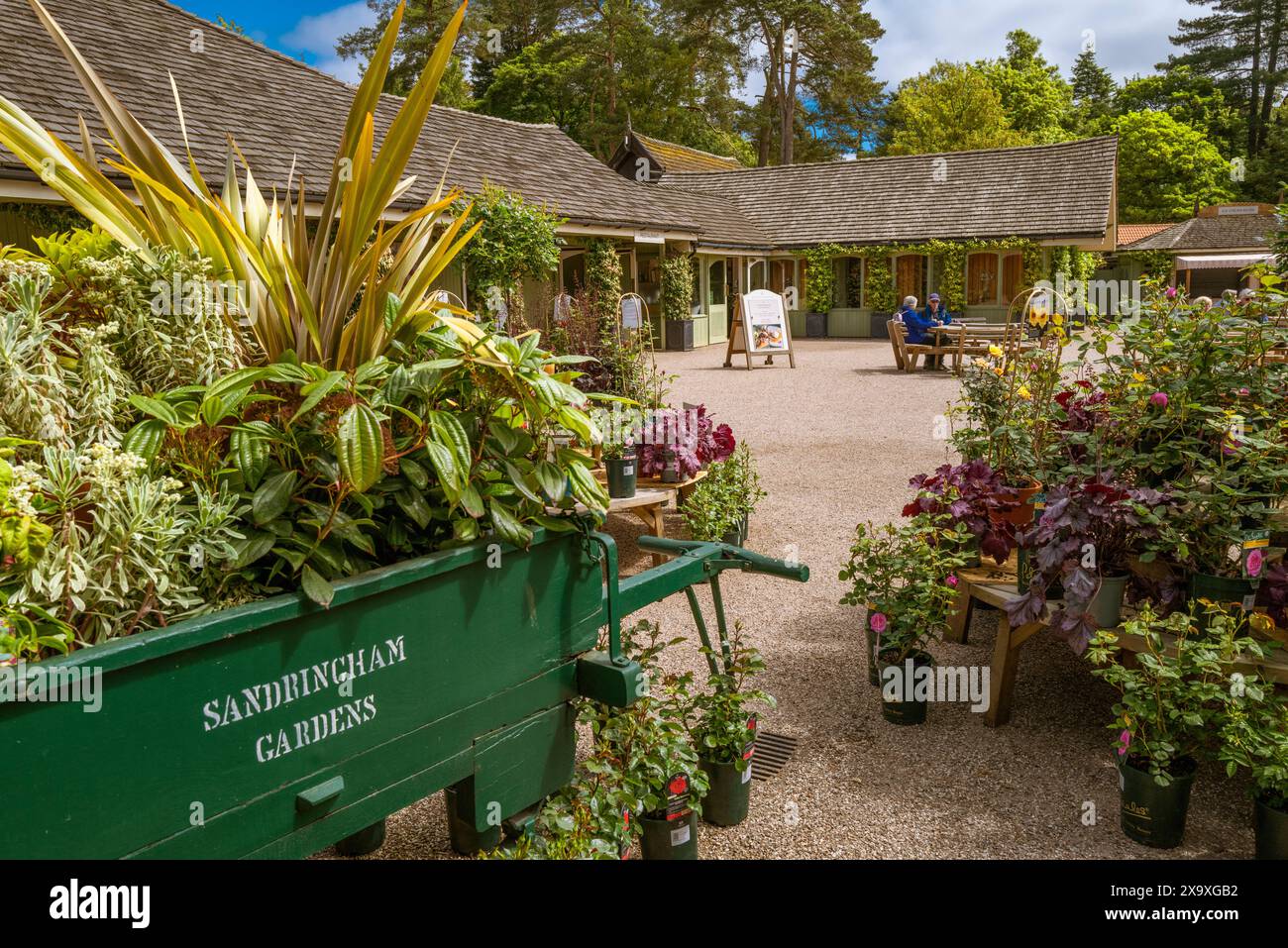 Werksausstellung in Sandringham Stockfoto