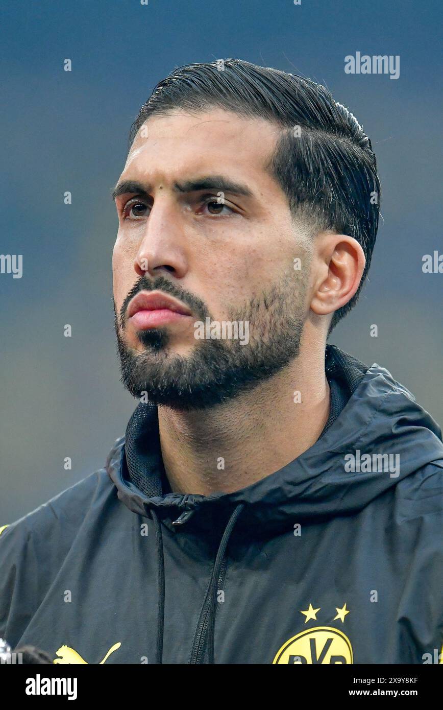 London, England. Juni 2024. Emre Can von Borussia Dortmund wurde 2024 im Finale der UEFA Champions League zwischen Borussia Dortmund und Real Madrid in Wembley in London gesehen. (Foto: Gonzales Photo - Tommaso Fimiano). Stockfoto