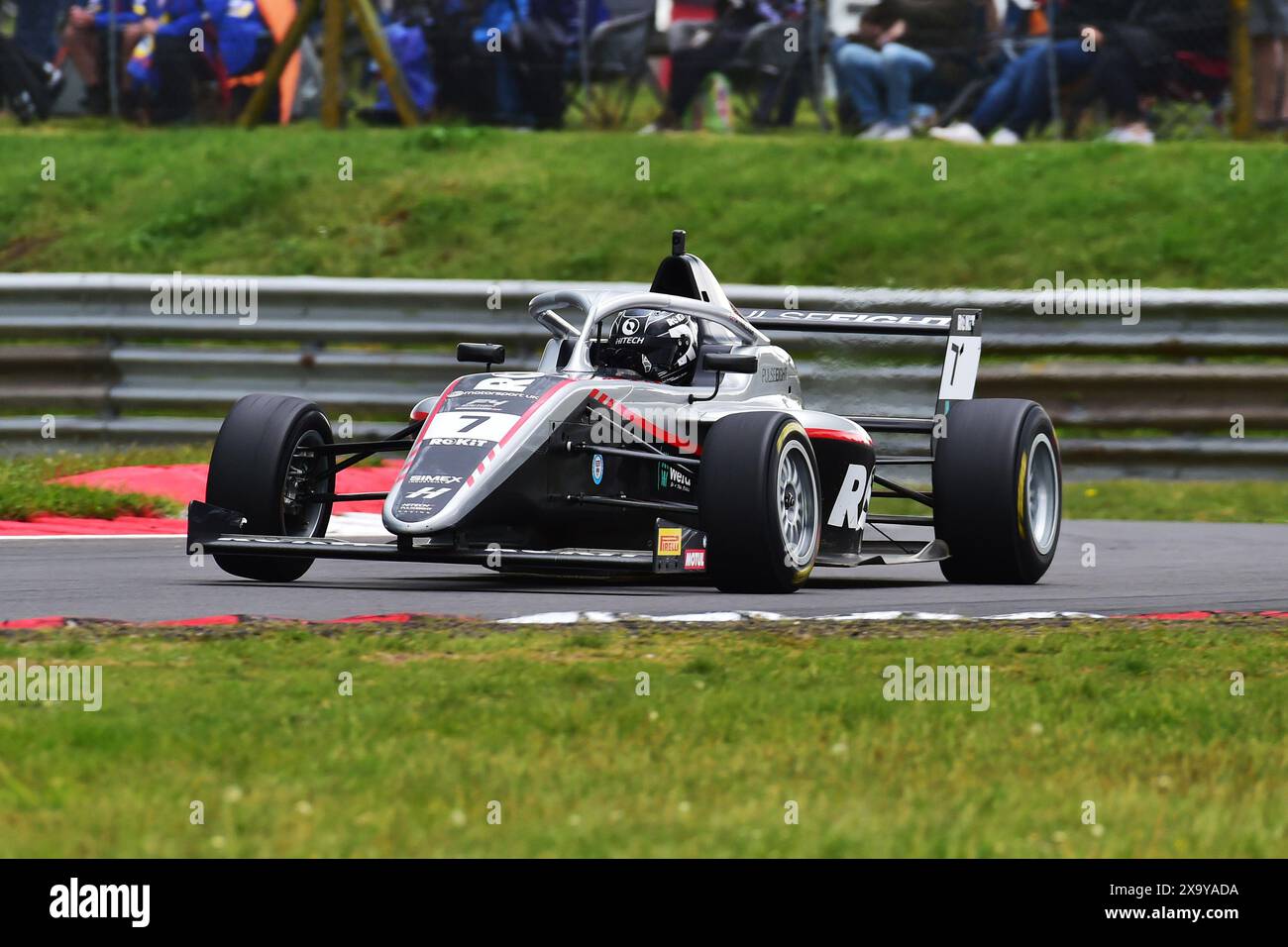 Deagen Fairclough, Hitech Pulse-Eight, ROKiT F4 British Championship, zertifiziert durch die FIA, drei 20-Minuten-Rennen am Wochenende auf der Snettert Stockfoto