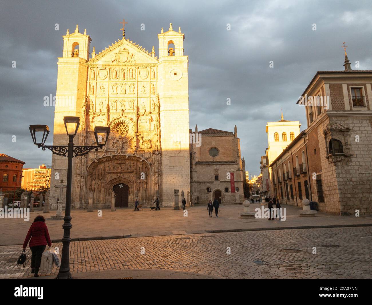 Plaza de San Pablo, Valladolid, Castilla y Leon, Spanien Stockfoto