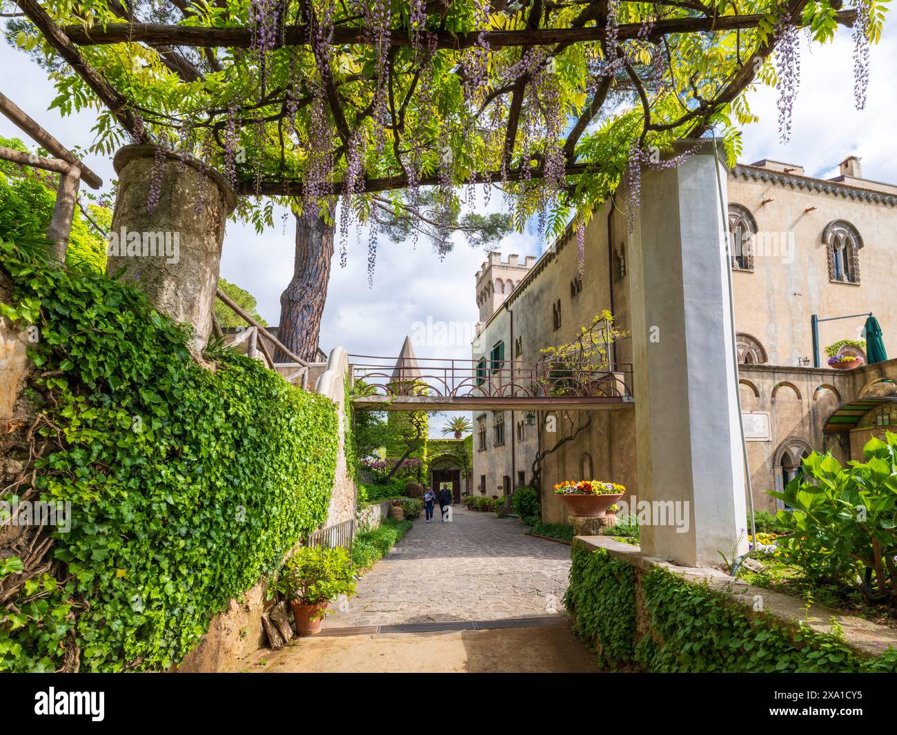 Villa Cimbrone Ravello, Amalfiküste, Kampanien, Italien, Europa Stockfoto