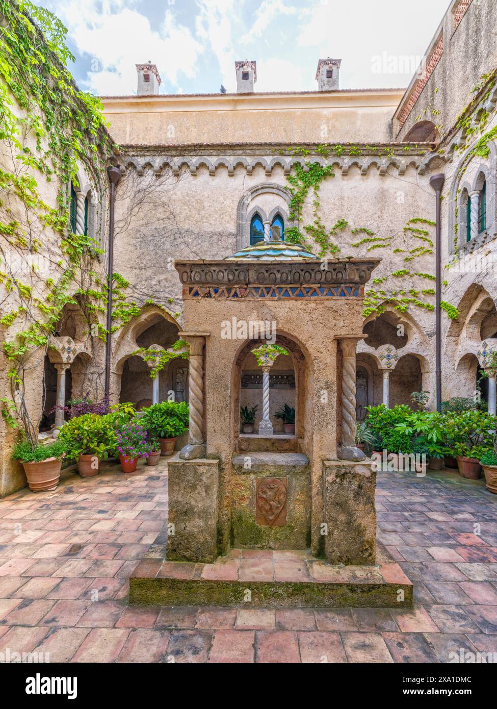 Villa Cimbrone Ravello, Amalfiküste, Kampanien, Italien, Europa Stockfoto