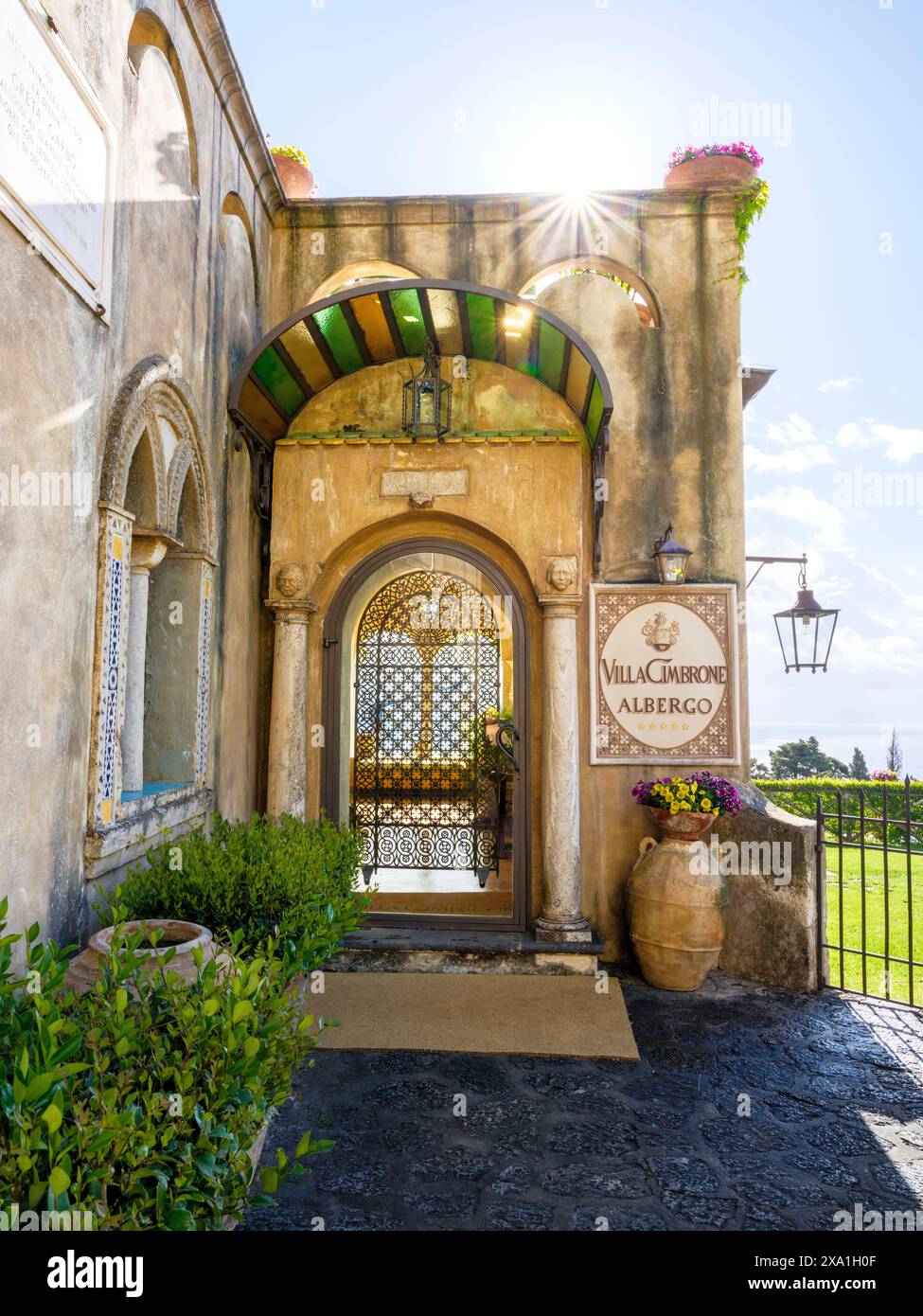 Villa Cimbrone Ravello, Amalfiküste, Kampanien, Italien, Europa Stockfoto