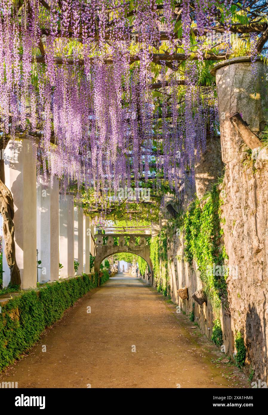 Garten der Villa Cimbrone, Ravello Italien Stockfoto