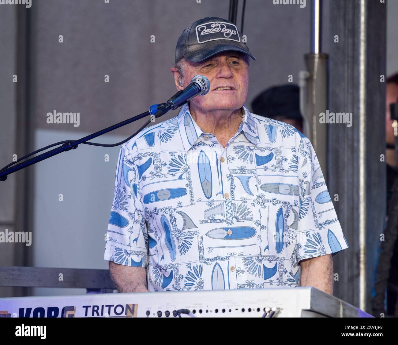 Ny. 31. Mai 2024. Bruce Johnston, The Beach Boys auf der Bühne für Fox & Friends All American Summer Concert Series with the Beach Boys, New York, NY, 31. Mai 2024. Quelle: Simon Lindenblatt/Everett Collection/Alamy Live News Stockfoto