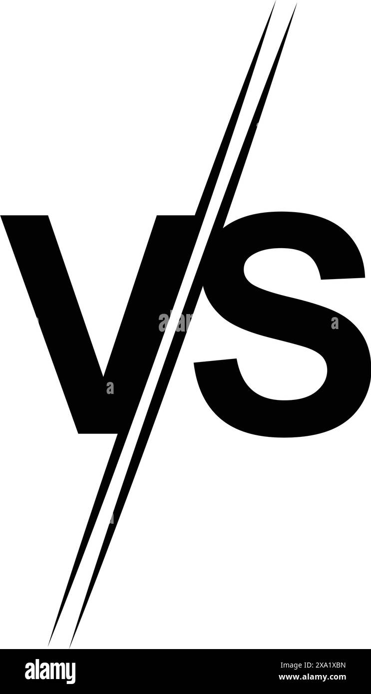 Im Vergleich zu Wettbewerbern – einfaches Illustrationsdesign Stock Vektor