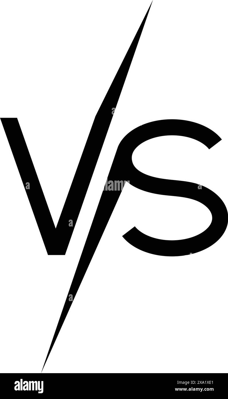 Im Vergleich zu Wettbewerbern – einfaches Illustrationsdesign Stock Vektor