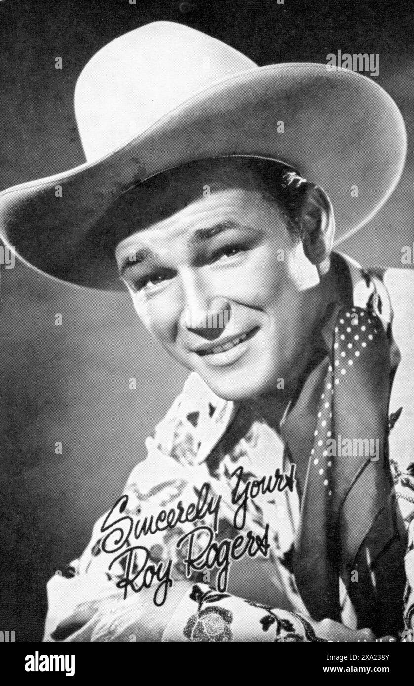 Cowboy-Star Roy Rogers Stockfoto