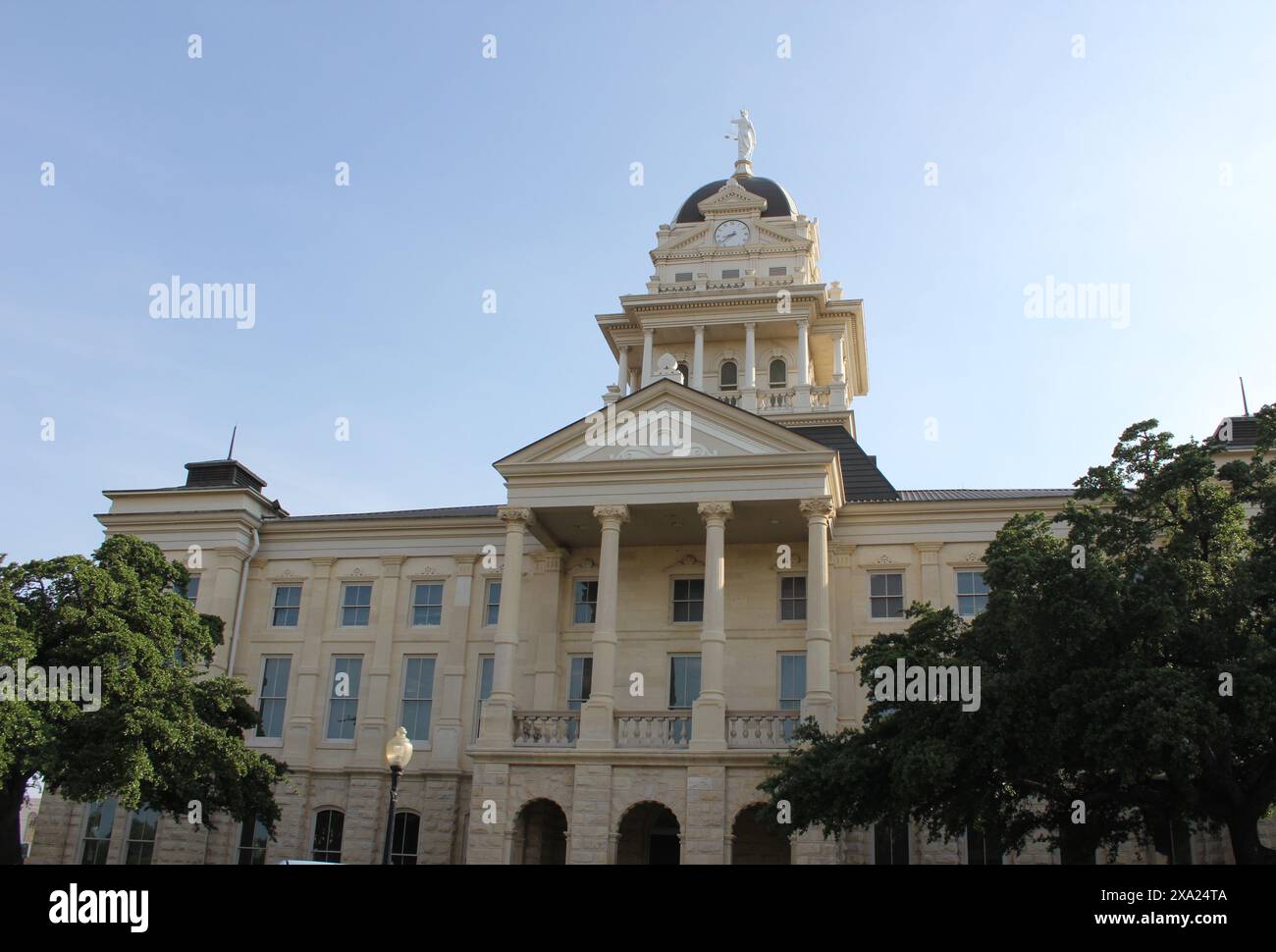 Das historische Bell County Courthouse in Belton, Texas Stockfoto