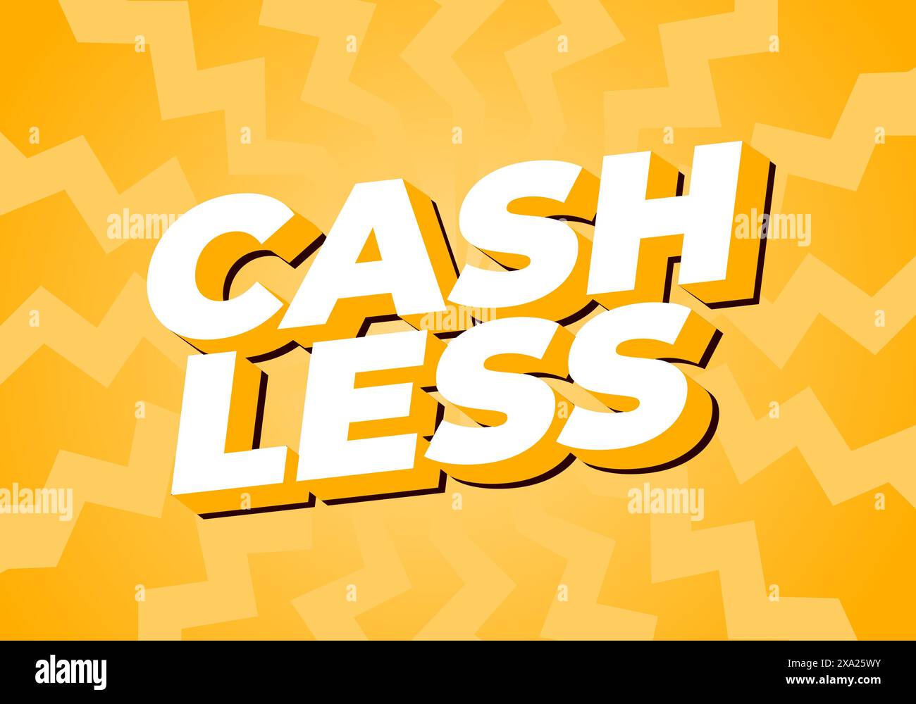 Fahrlässig. Texteffektkonstruktion im 3D-Stil mit guten Farben Stock Vektor