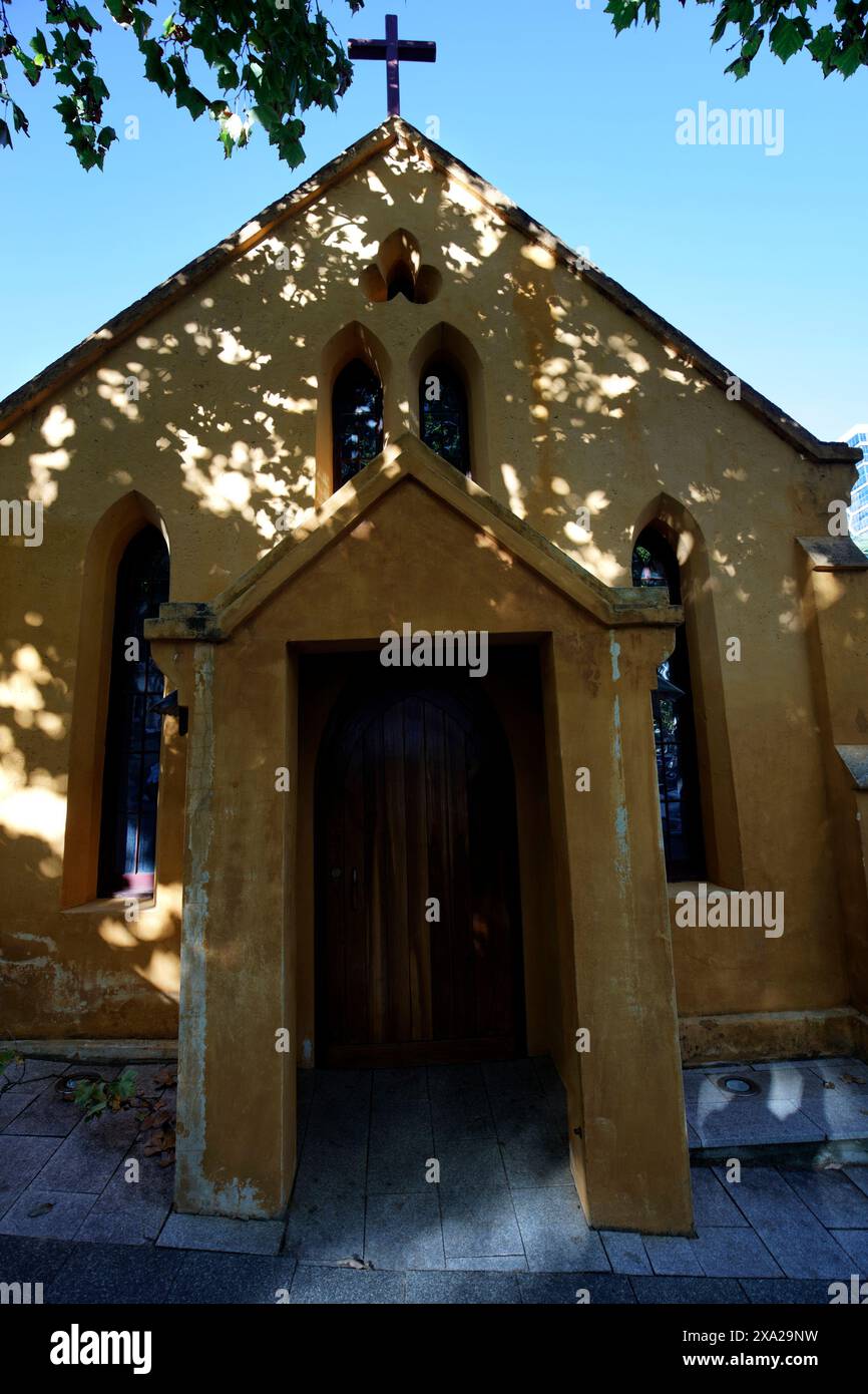 St. John's Pro-Cathedral, Perth, Western Australia die früheste römisch-katholische Kirche in Western Australia Stockfoto