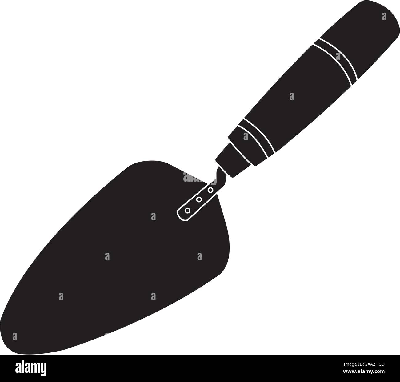 Zementlöffel Bild Vektor Illustration Design Stock Vektor