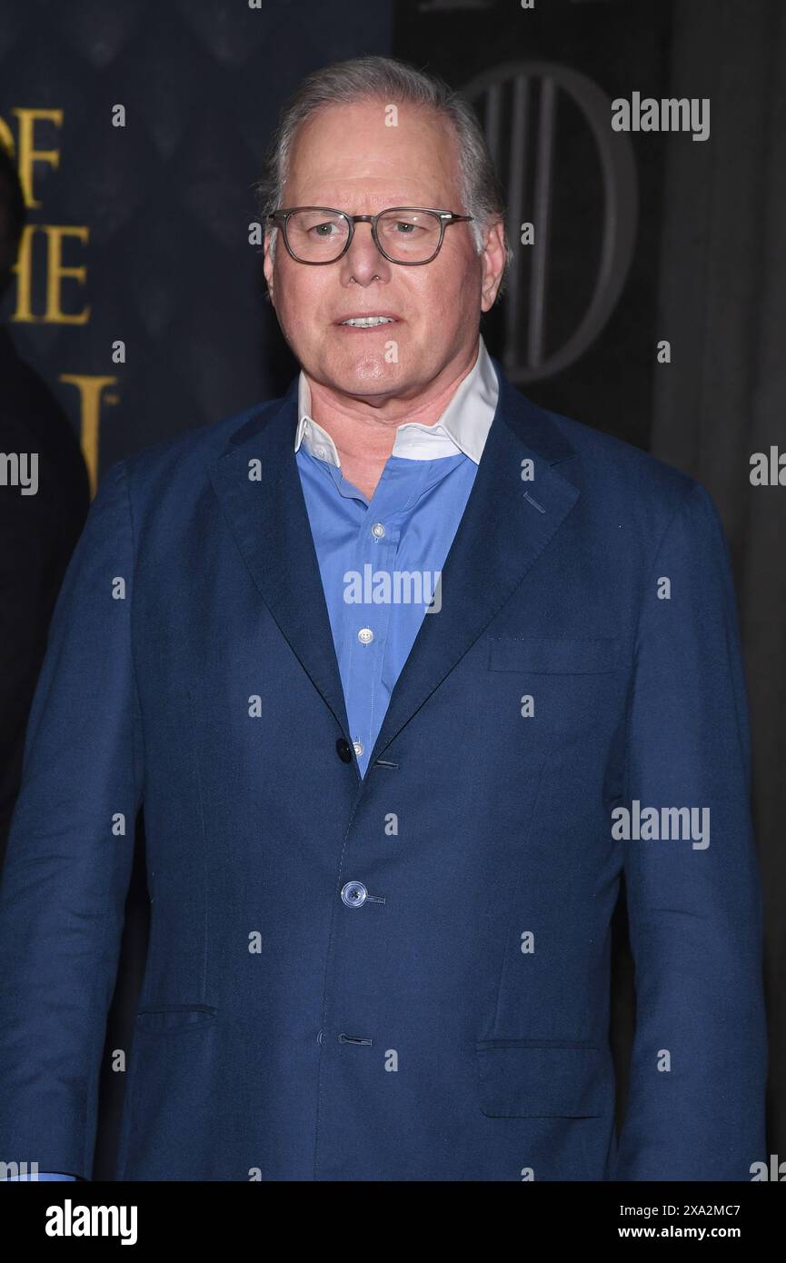 New York, USA. Juni 2024. David Zaslav, CEO & President, Warner Bros Discovery, nimmt an der Premiere von HBO „House of the Dragon“ Staffel 2 im Hammerstein Ballroom, New York, NY, 3. Juni 2024 Teil. (Foto: Anthony Behar/SIPA USA) Credit: SIPA USA/Alamy Live News Stockfoto