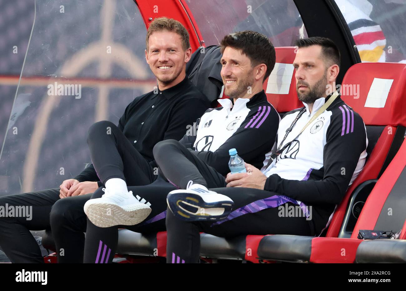 NÜRNBERG, DEUTSCHLAND - 03. JUNI: > während des internationalen Freundschaftsspiels zwischen Deutschland und der Ukraine im Max-Morlock-Stadion am 03. Juni 2024 in Nürnberg. © diebilderwelt / Alamy Stock Stockfoto