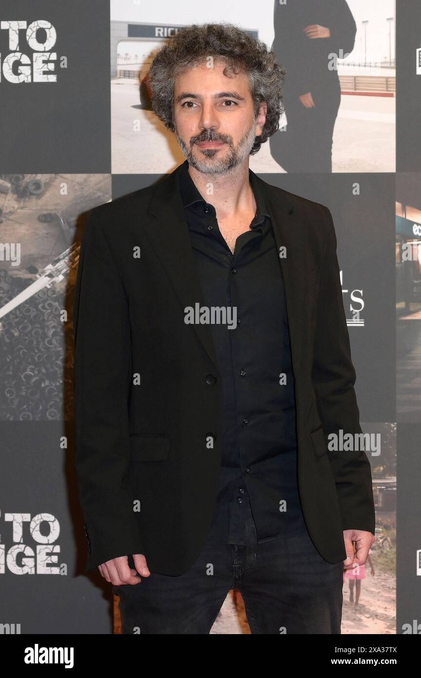 Emanuele Imbucci bei der Premiere des Dokumentarfilms „Tim to Change“ im Space Cinema Moderno. Rom, 03.06.2024 Stockfoto