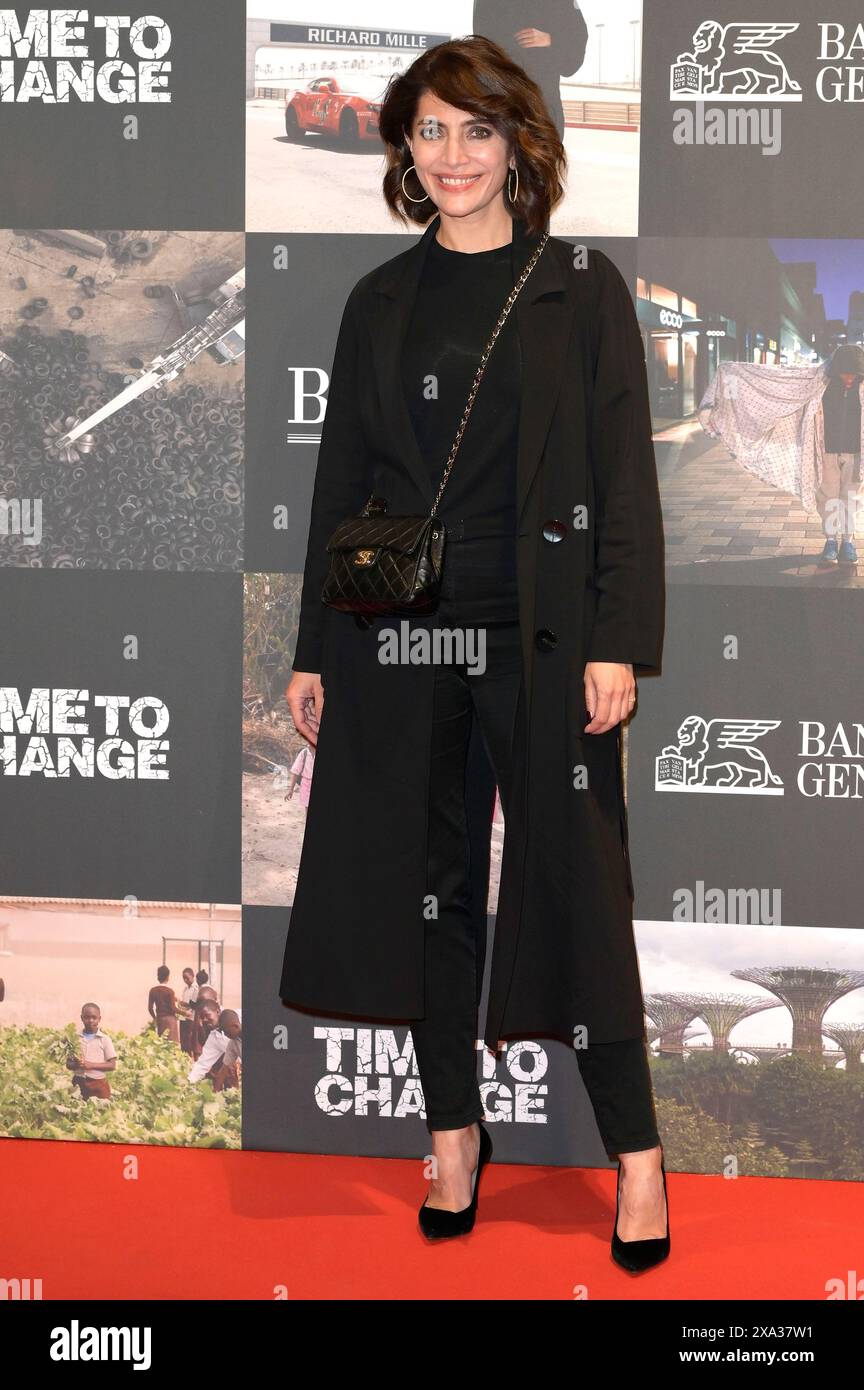Caterina Murino bei der Premiere des Dokumentarfilms „Tim to Change“ im Space Cinema Moderno. Rom, 03.06.2024 Stockfoto