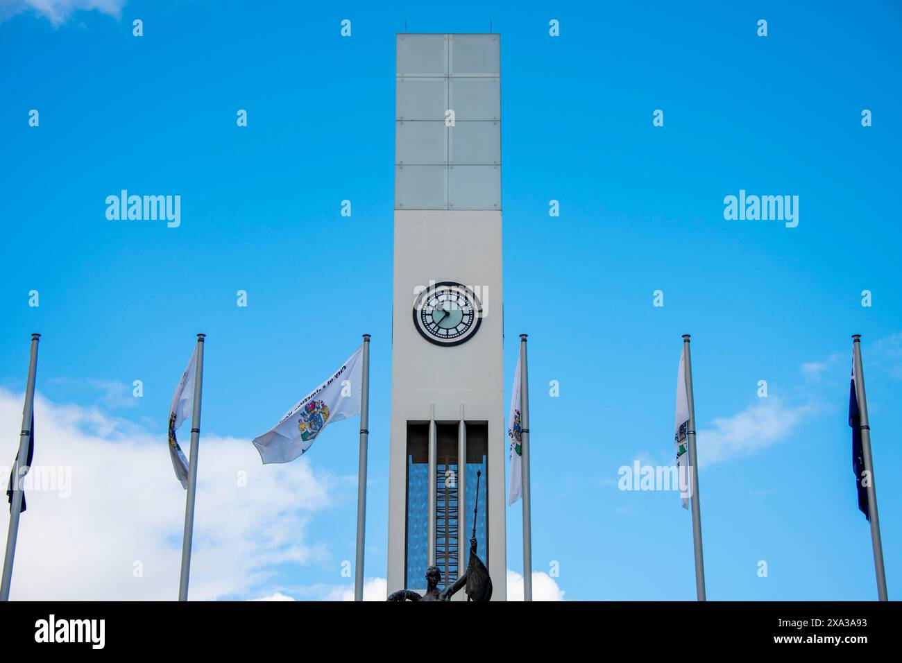 Hopwood Clock Tower in Palmerston North - Neuseeland Stockfoto