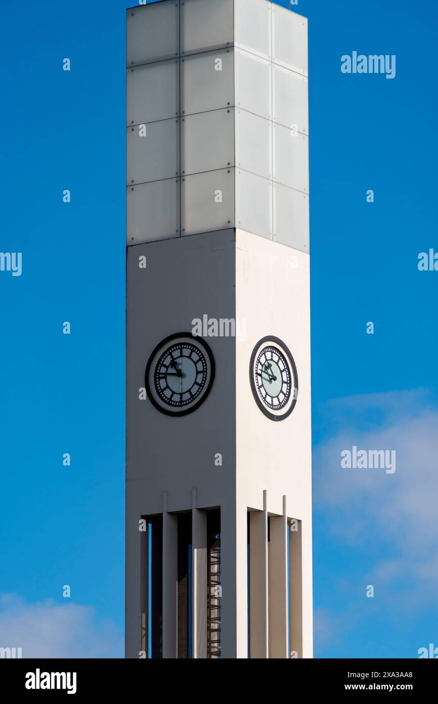 Hopwood Clock Tower in Palmerston North - Neuseeland Stockfoto