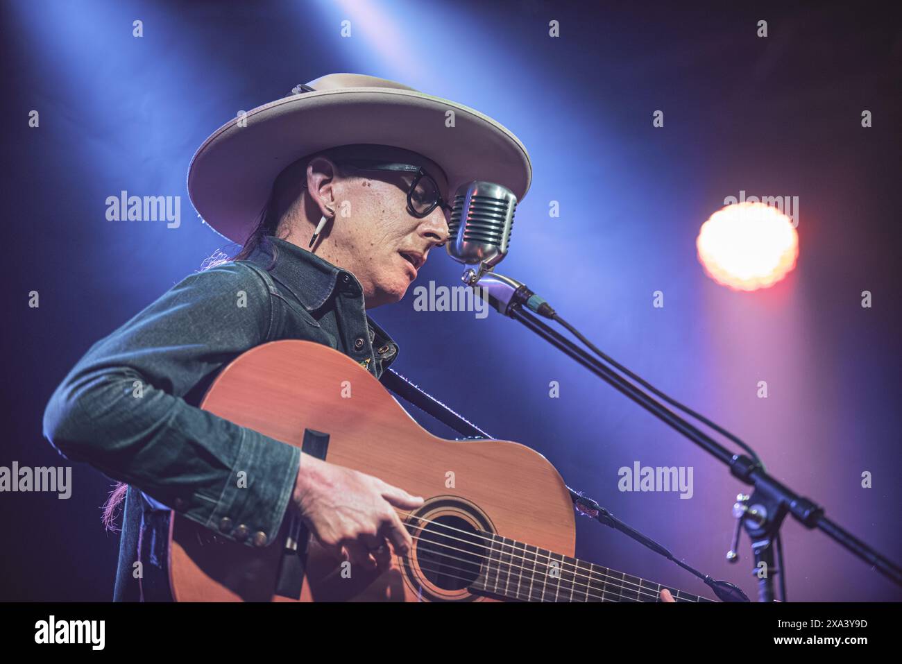 Turin, Italien 03/06/2024 - Micah P. Hinson im Konzert im Hiroshima Mon Amour für die italienische Tour 2024 Stockfoto
