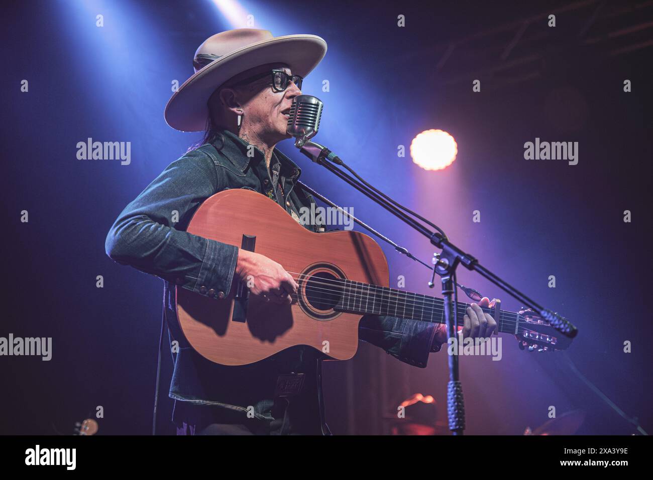 Turin, Italien 03/06/2024 - Micah P. Hinson im Konzert im Hiroshima Mon Amour für die italienische Tour 2024 Stockfoto