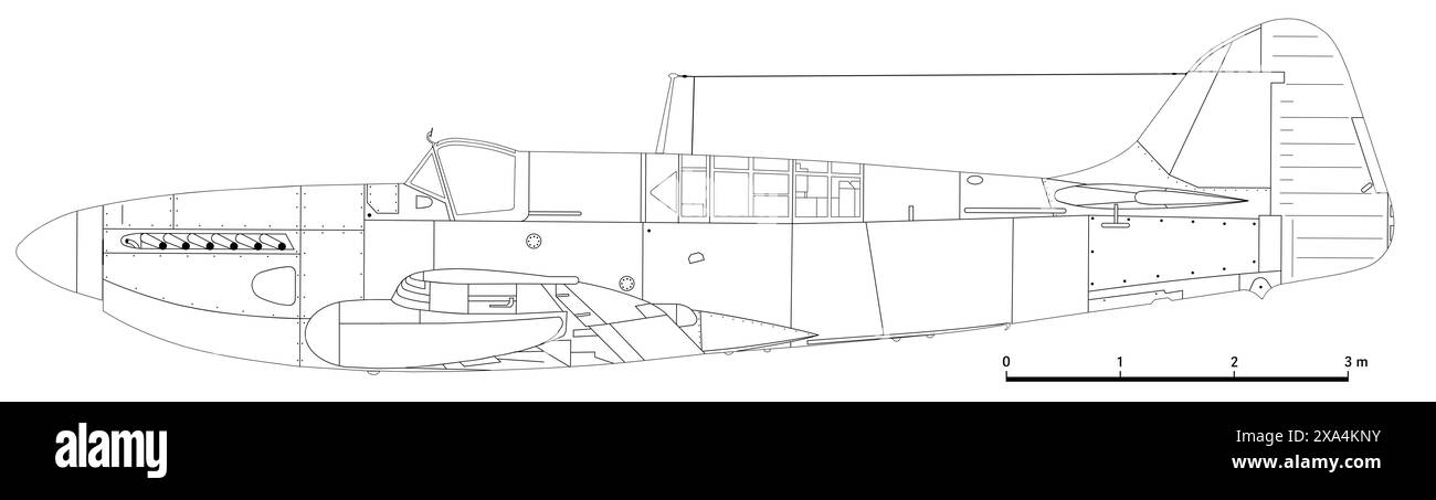 Fairey Firefly Mk 6 Stockfoto