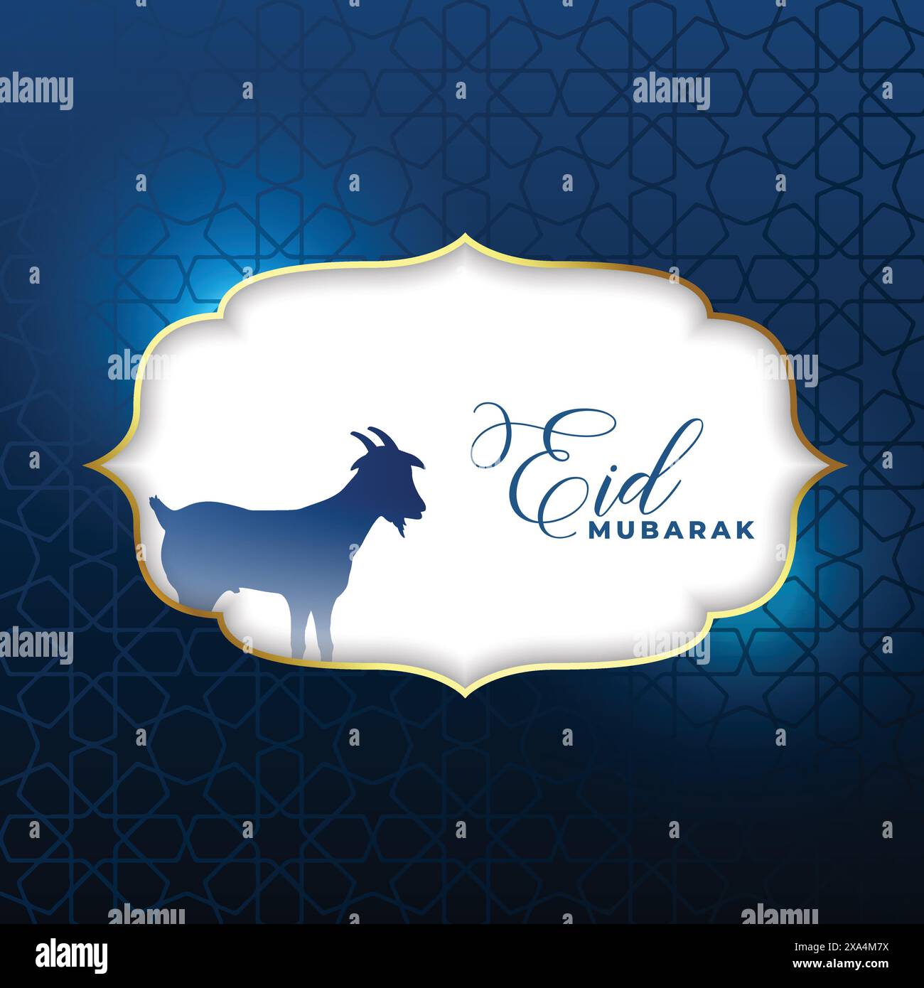 EID-al-Adha-Karte Stock Vektor