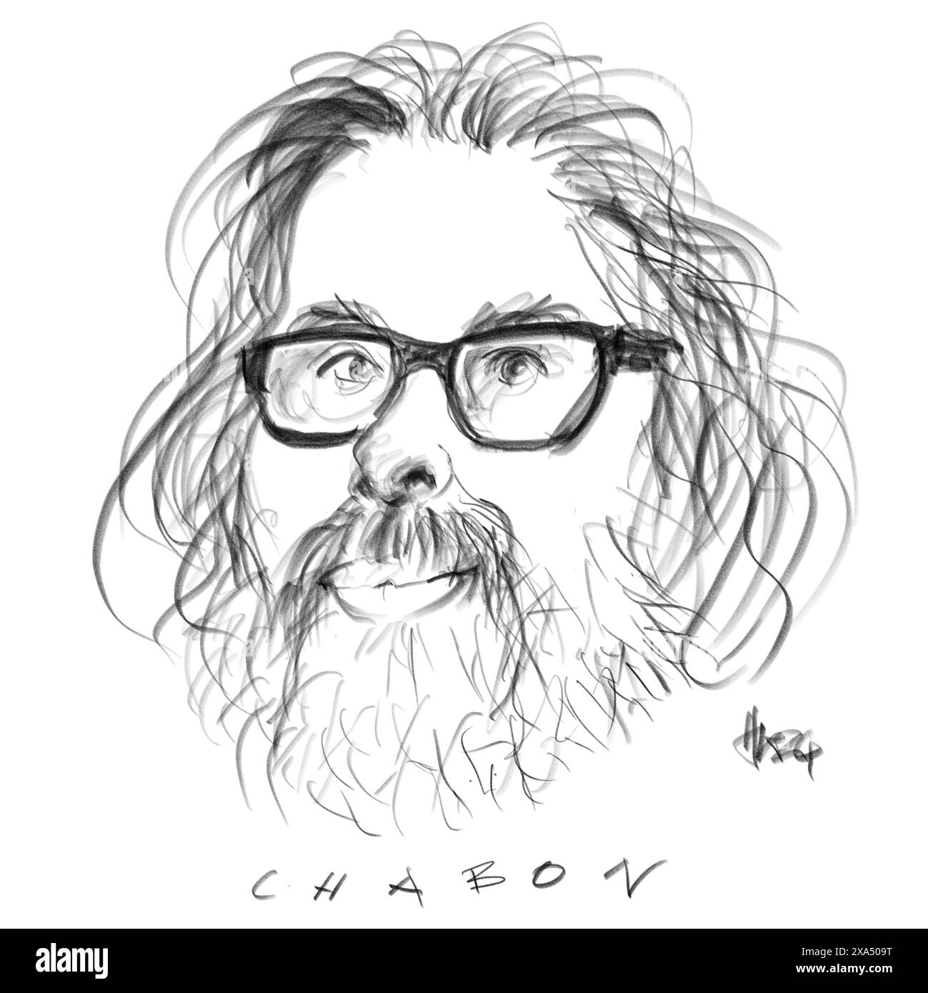Porträt des Autors Michael Chabon Stockfoto