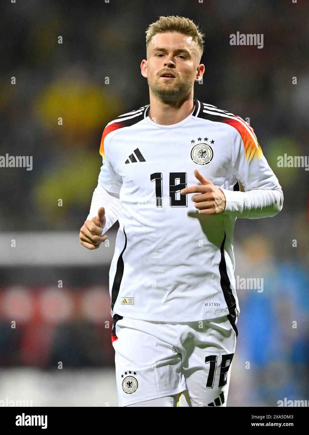 Maximilian Mittelstaedt GER (18) DFB Laenderspiel Deutschland GER vs Ukraine UKR Max-Morlock-Stadion Nürnberg 03.06.2024 DFL-VORSCHRIFTEN VERBIETEN JEDE VERWENDUNG VON FOTOGRAFIEN ALS BILDSEQUENZEN UND/ODER QUASI-VIDEO Stockfoto