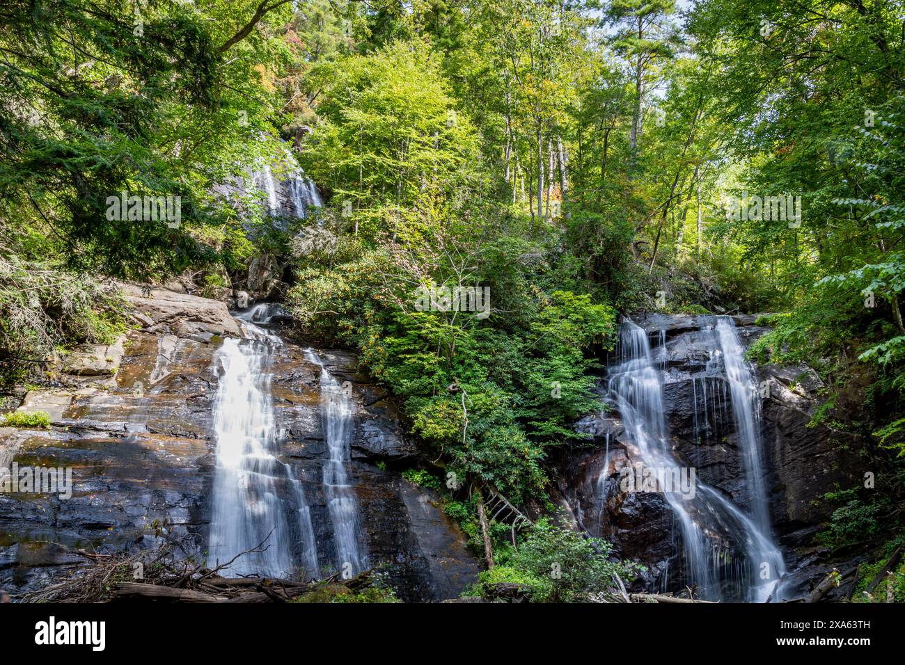 Anna Ruby Falls Stockfoto