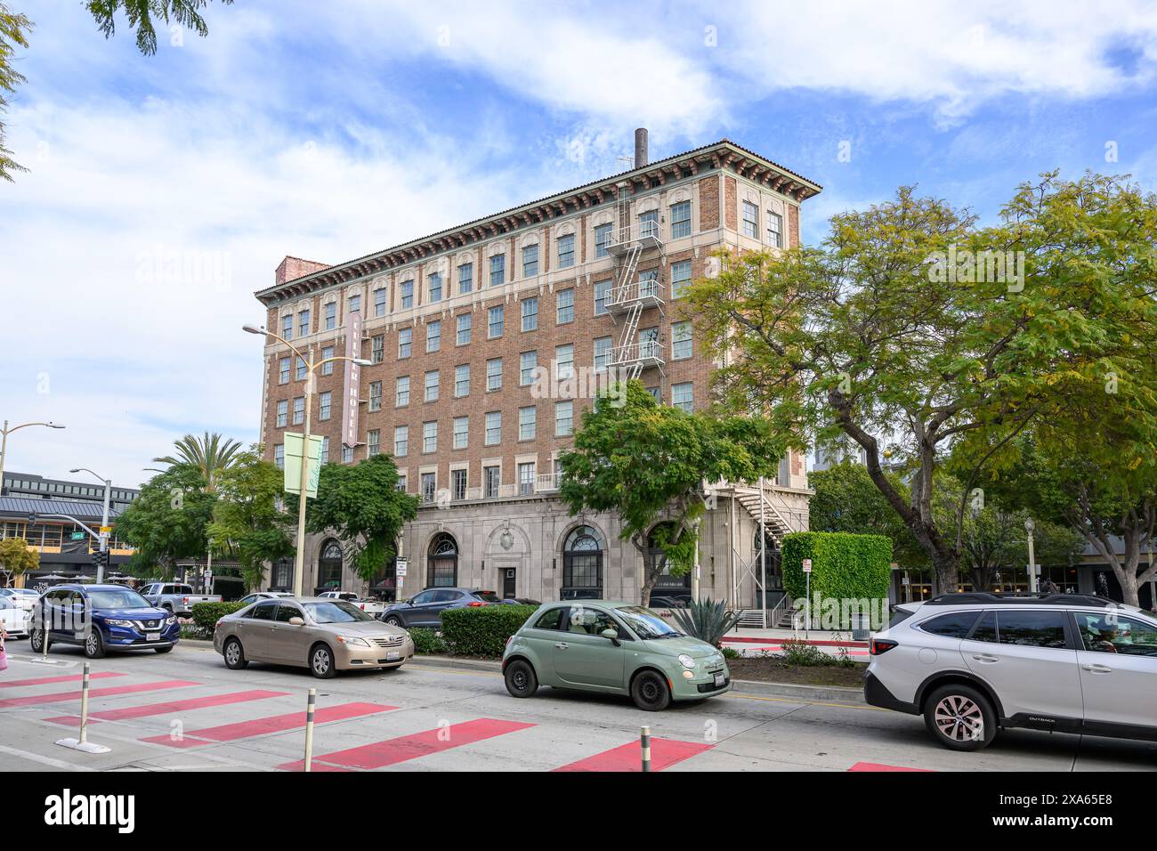 Die Straßen von Culver City in Kalifornien Stockfoto