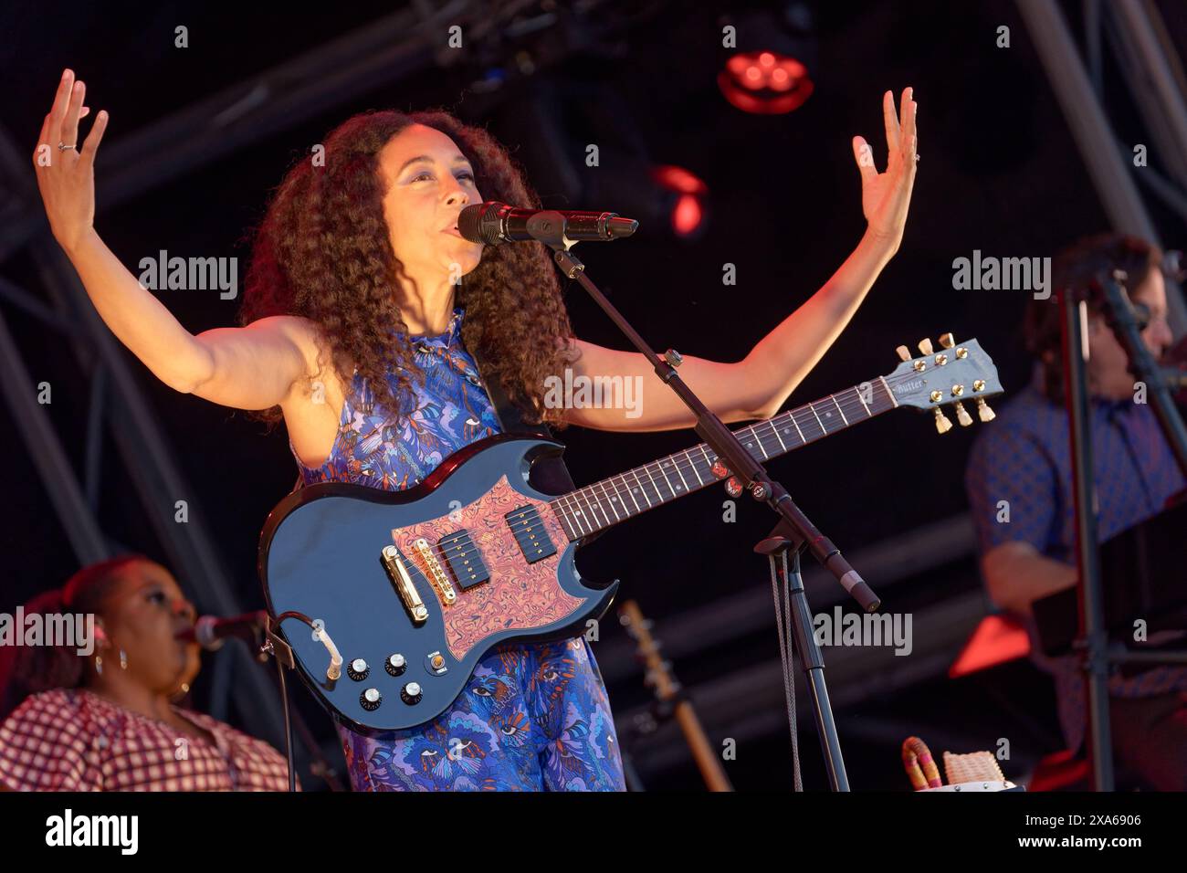 Corinne Bailey Rae, Wychwood Festival, Cheltenham, Gloucestershire, Vereinigtes Königreich, 31.05.2024, Quelle: Michael Palmer/Alamy Live News Stockfoto