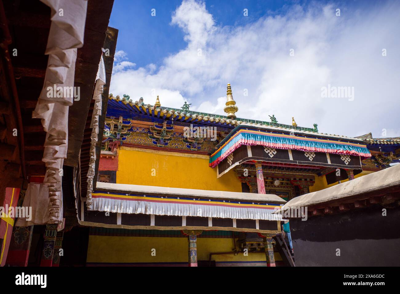 Die Kumbum Stupa in Gyantse County, Tibet, China Stockfoto