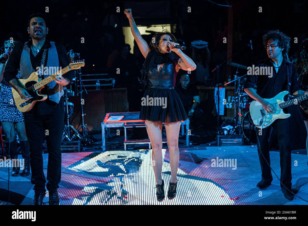 Alejandra Guzman in der palenque des Expogan Sonora 2014 (© Foto Luis Gutierrez von NortePhoto.com) Alejandra Guzman en el palenque de la expogan Sonora 2014 (© Foto Luis Gutierrez von NortePhoto.com ) Stockfoto