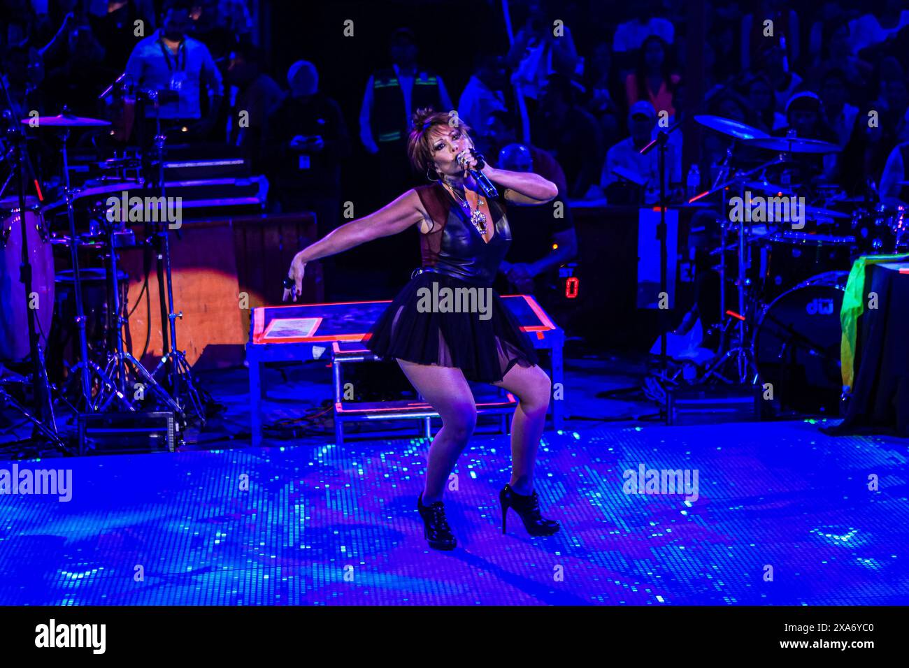 Alejandra Guzman in der palenque des Expogan Sonora 2014 (© Foto Luis Gutierrez von NortePhoto.com) Alejandra Guzman en el palenque de la expogan Sonora 2014 (© Foto Luis Gutierrez von NortePhoto.com ) Stockfoto