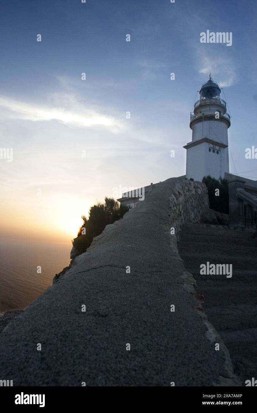 Europa, Spanien, Mallorca, Leuchtturm, Cap Formentor Stockfoto