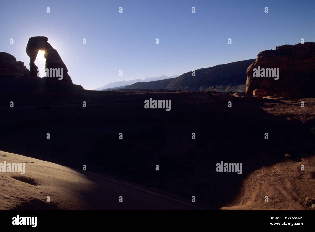 USA UTAH ARCHES NATIONAL PARK Delicate Arche Stockfoto